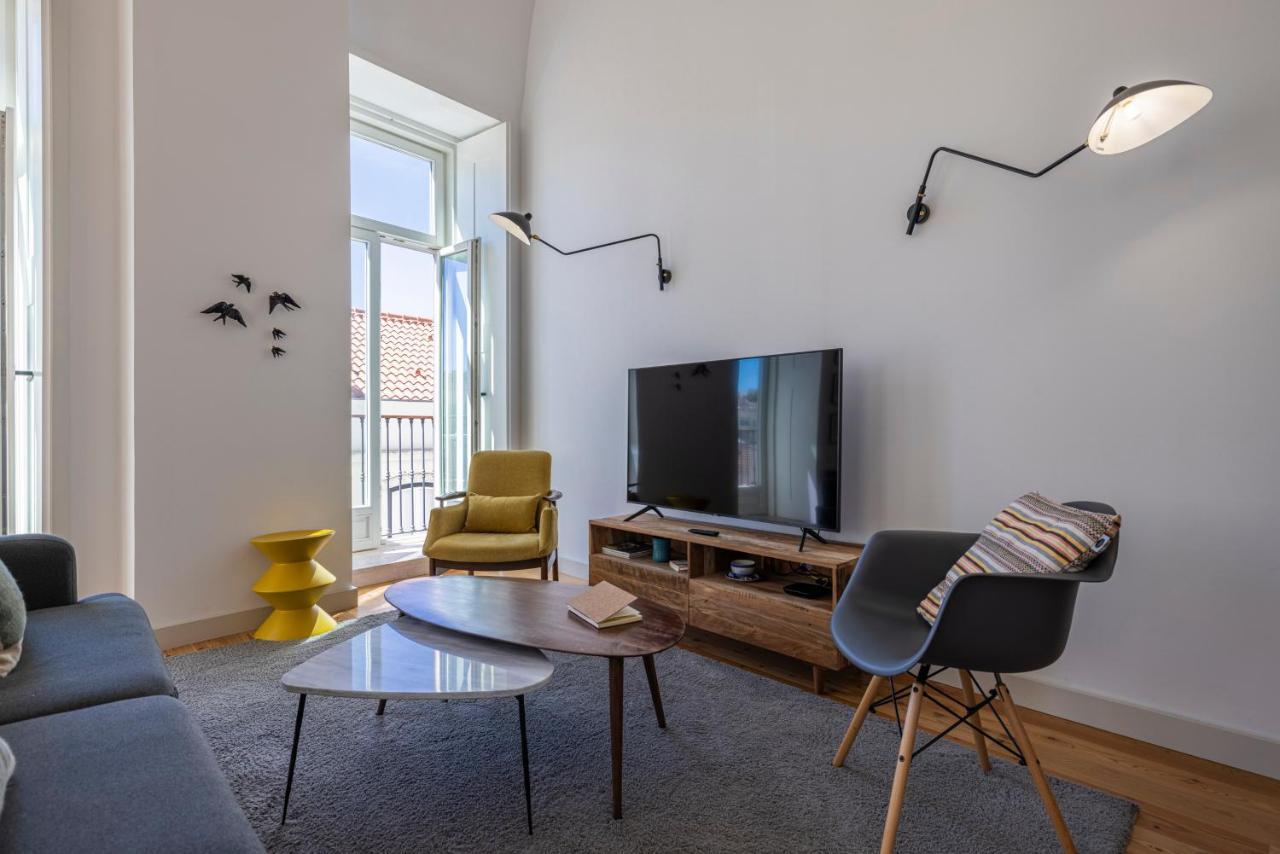 Glamorous 3Bdr Apartment In City Center By Lovelystay Lisboa Kültér fotó